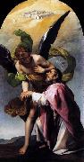 Cano, Alonso Saint John the Evangelist-s Vision of Jerusalem Spain oil painting artist
